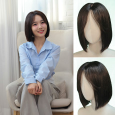 [황후모] 올리비아 (자연검정,자연갈색)